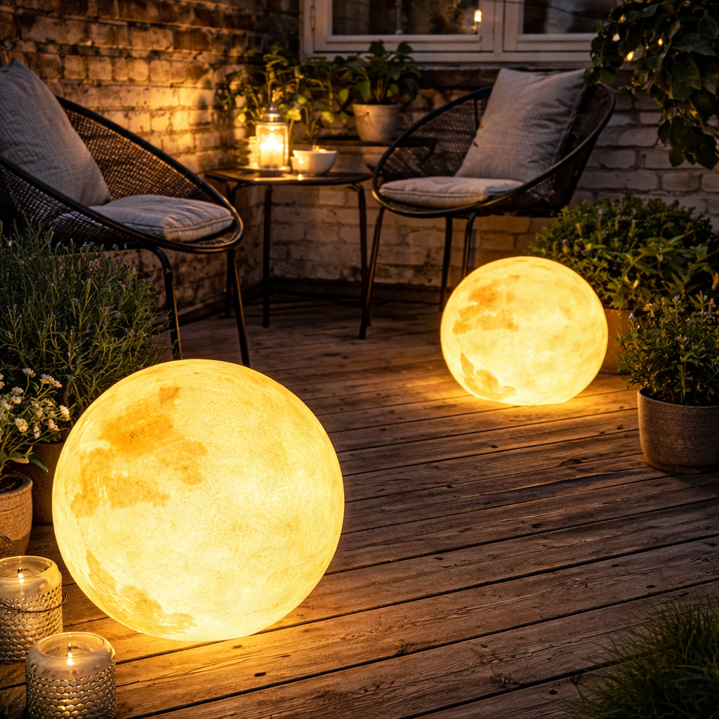 LunaMoon | Enchanting Color-Changing Solar Garden Light for Outdoor Spaces