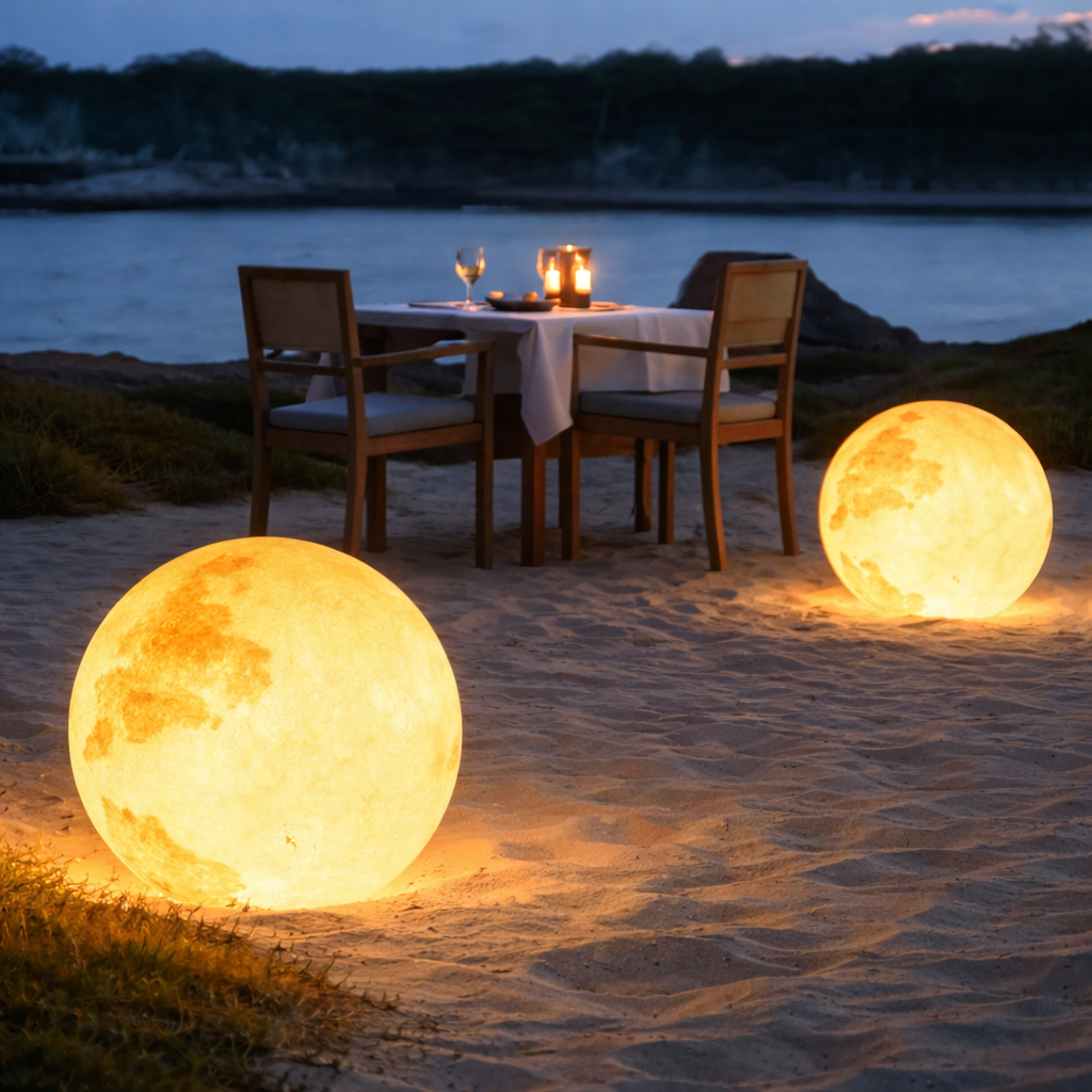LunaMoon | Enchanting Color-Changing Solar Garden Light for Outdoor Spaces